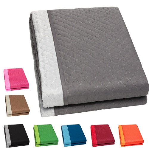 Trapuntino Copriletto Bicolor Double Face